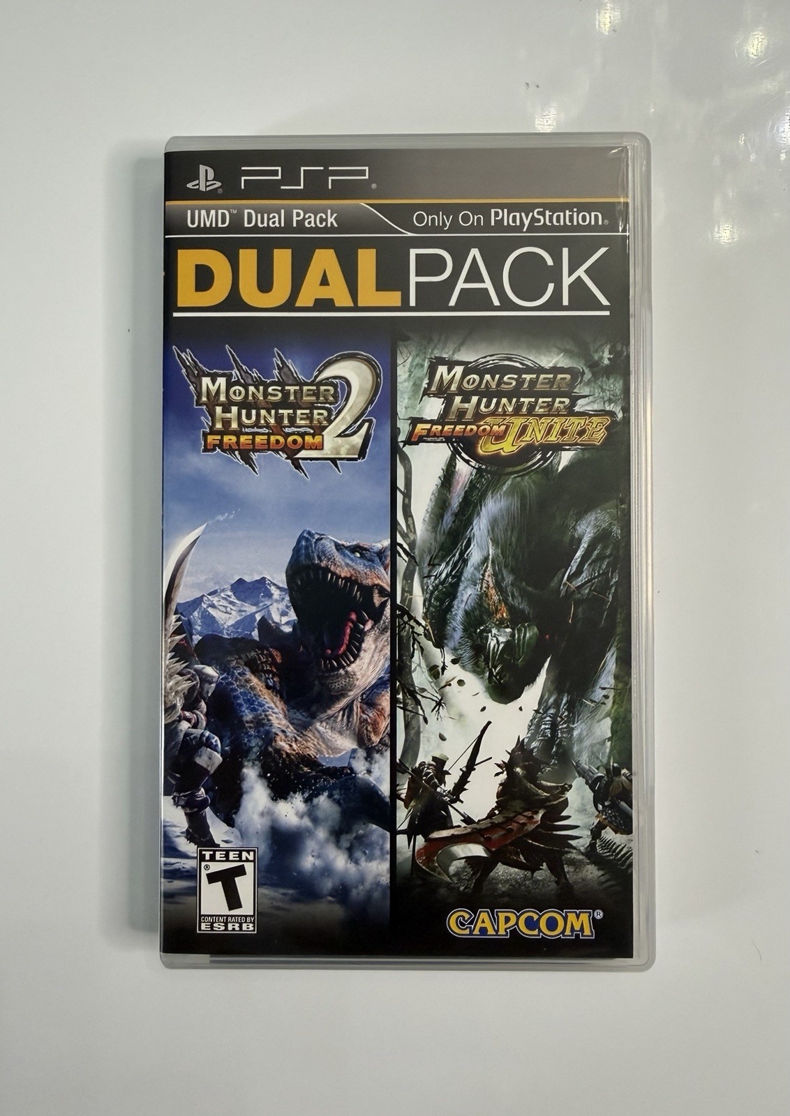 *RARE* Monster Hunter Dual Pack (Sony PlayStation Portable PSP, 2010) – CIB NICE