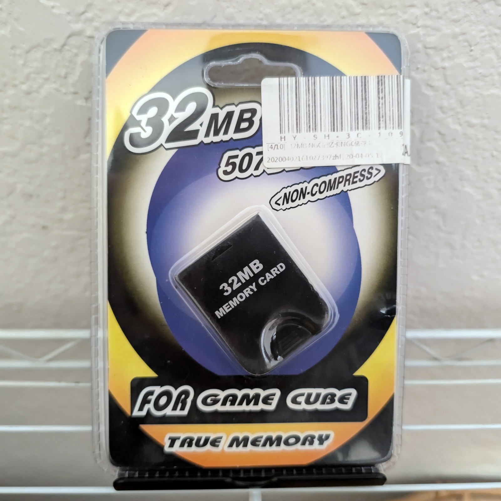 Nintendo GameCube 32 MB (507 Blocks) Memory Card *New & Sealed*