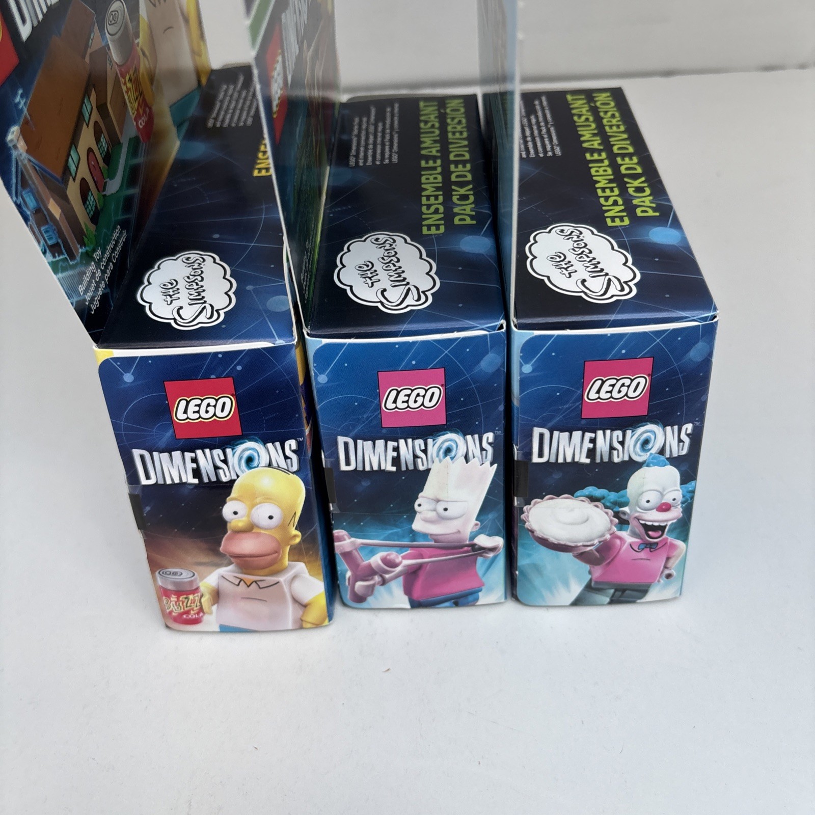 LEGO Dimensions The Simpsons Homer 71202, Bart 71211, Krusty 71227 NEW Sealed