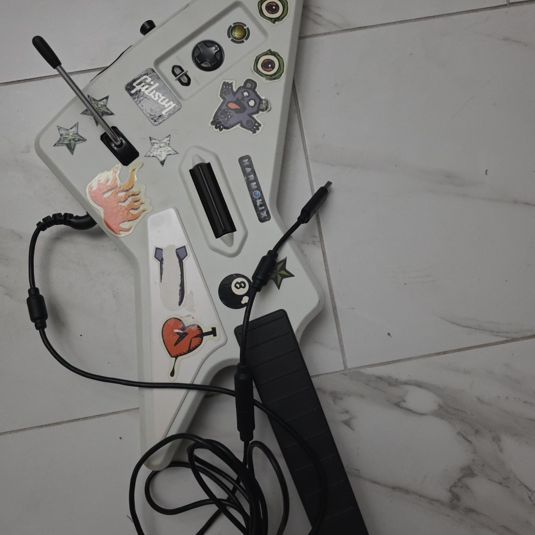 Guitar Hero Xbox 360 Xplorer Wired USB Controller 95065 Red Octane Tested Works
