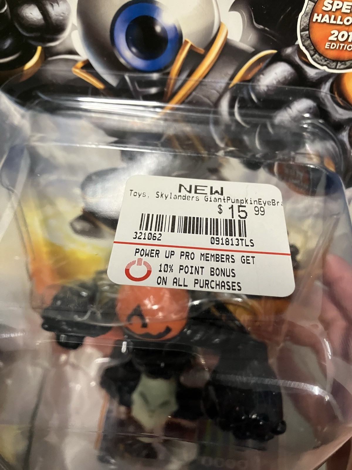 Skylanders Giants Pumpkin Eye Brawl Halloween 2013 Figure Activision NEW SEALED