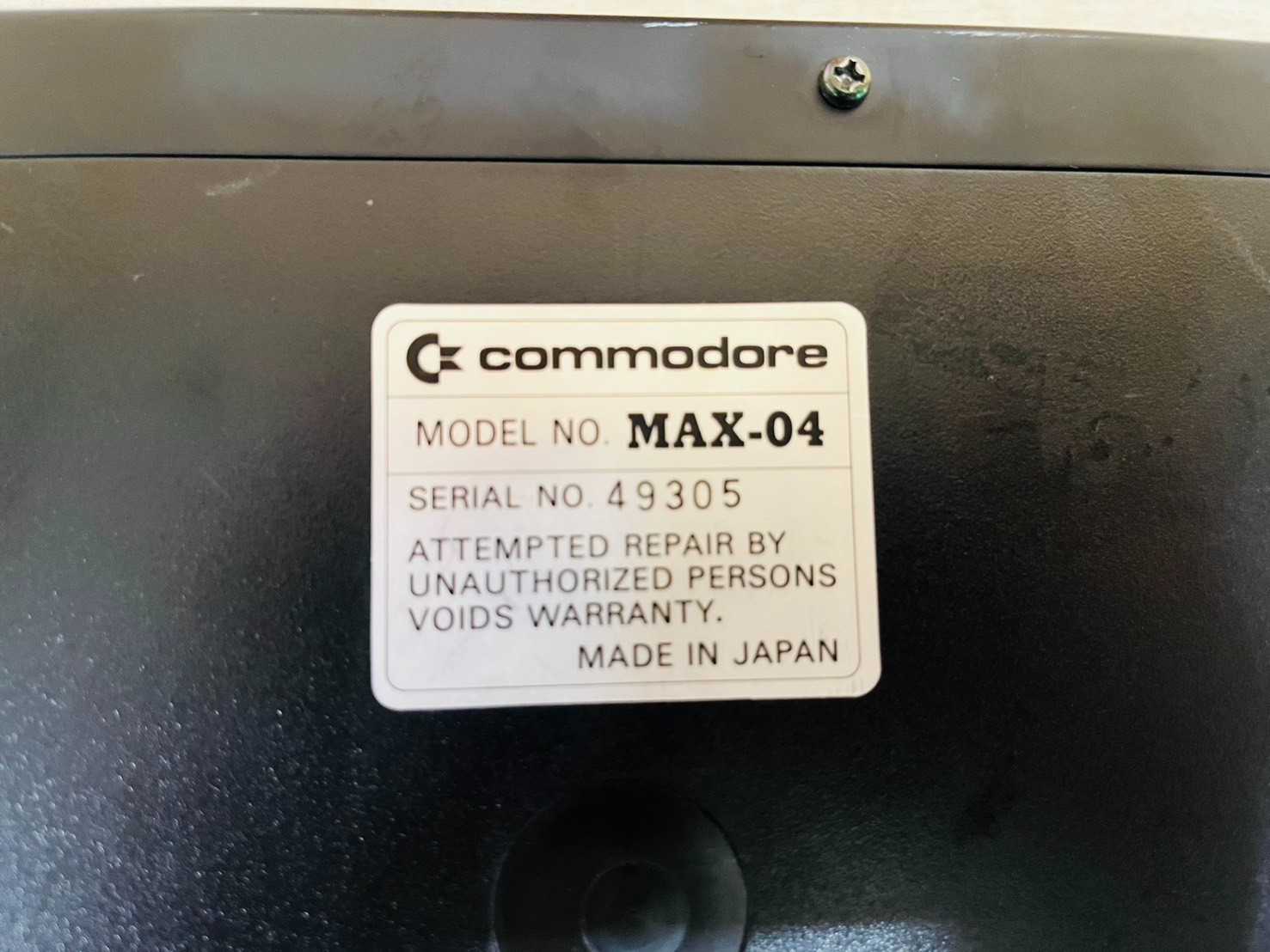 Commodore MAX Machine MAX-04 Home Computer Console For Parts Japan