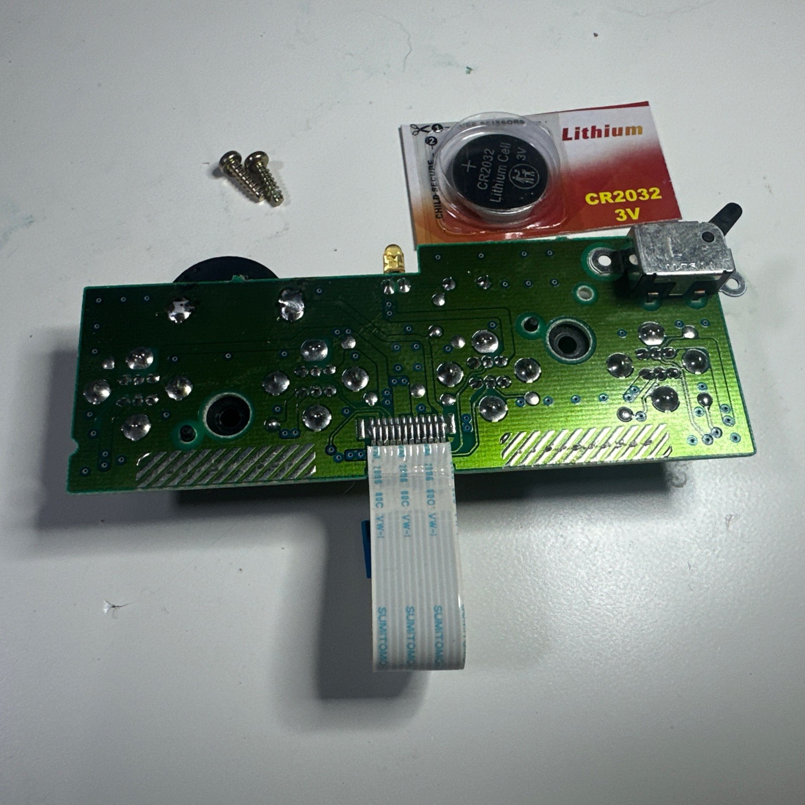Nintendo GameCube OEM Controller Port Assembly with Battery Holder