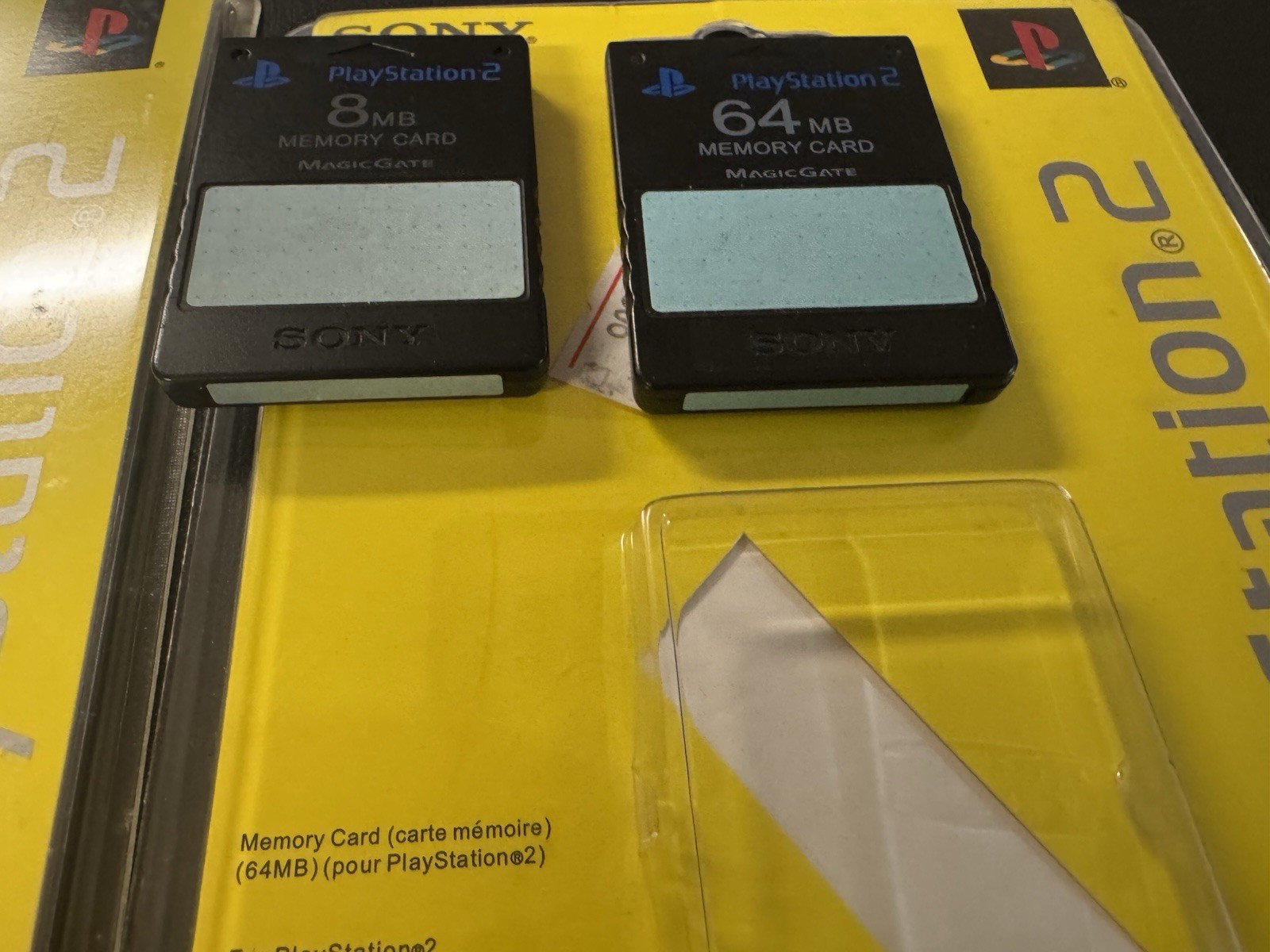 Sony PS2 8MB OEM 64MB Aftermarket Memory Card MagicGate Black SCPH-10020 U