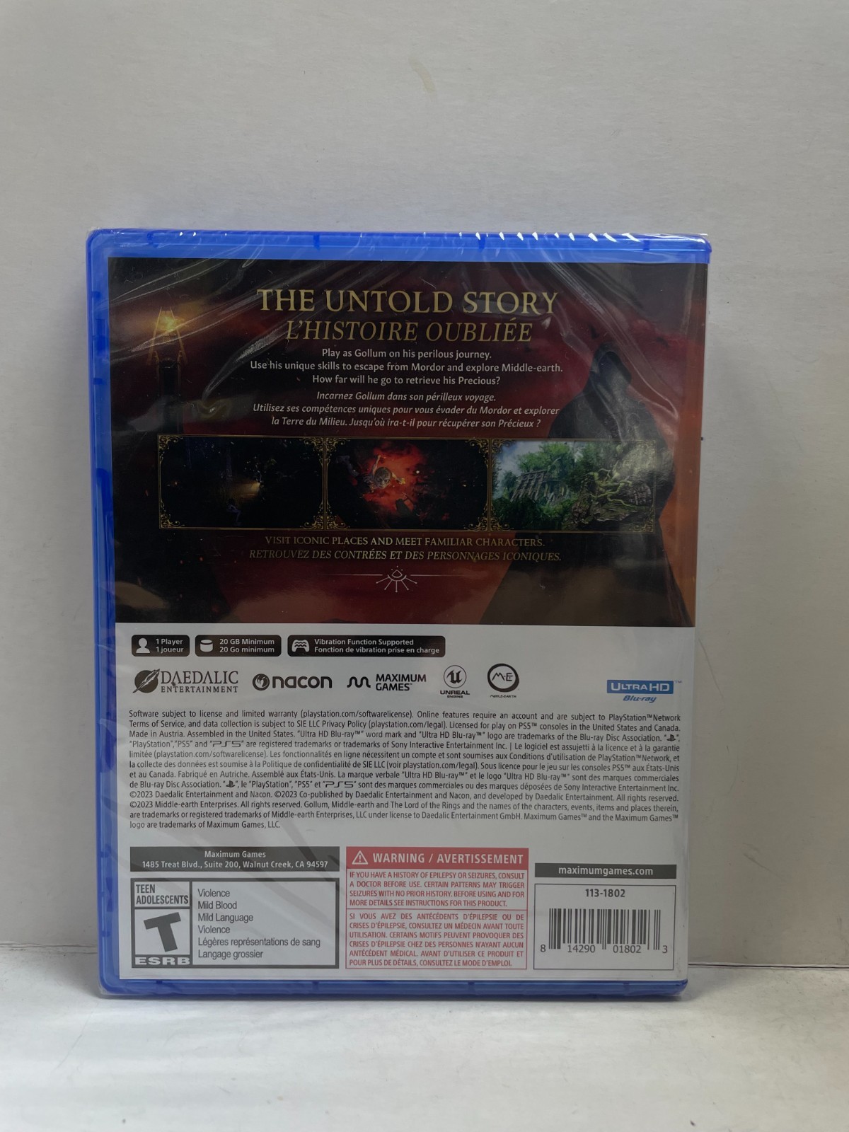 The Lord of the Rings Gollum / PS5 / PlayStation 5