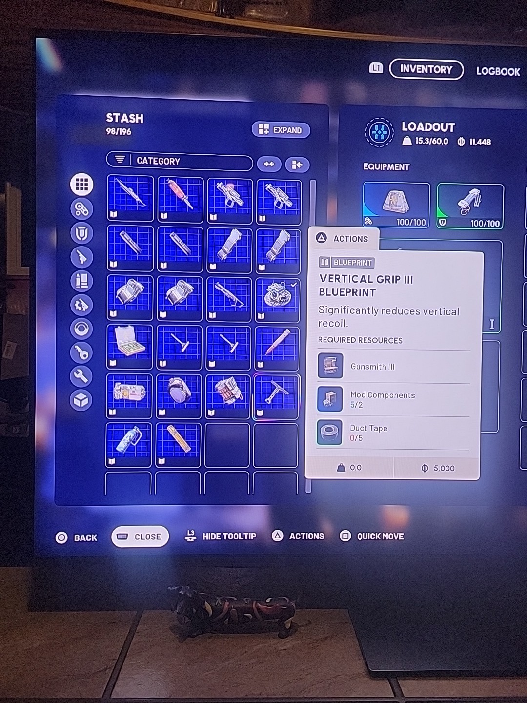 Arc Raiders – Vertical Grip III Blueprint