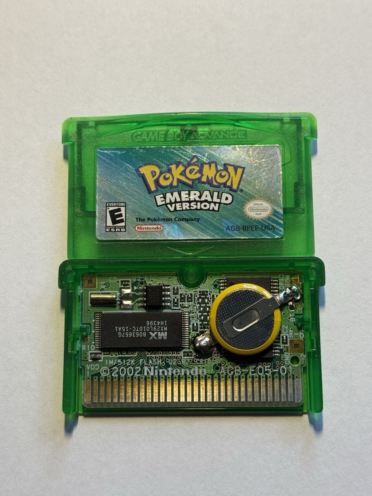 Pokémon Emerald Authentic w/PreOrder Tin, Tested Working, New Battery, Manual