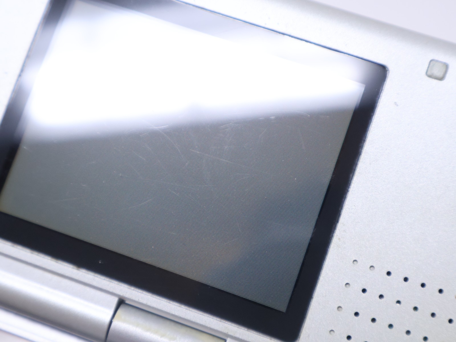 Nintendo DS Handheld Console Tested Working Titanium Silver w/ Charger & Stylus