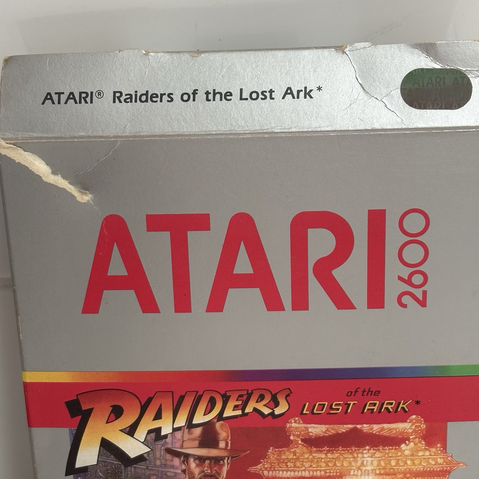 Raiders of the Lost Ark Atari 2600 Authentic Game Cartridge & Box