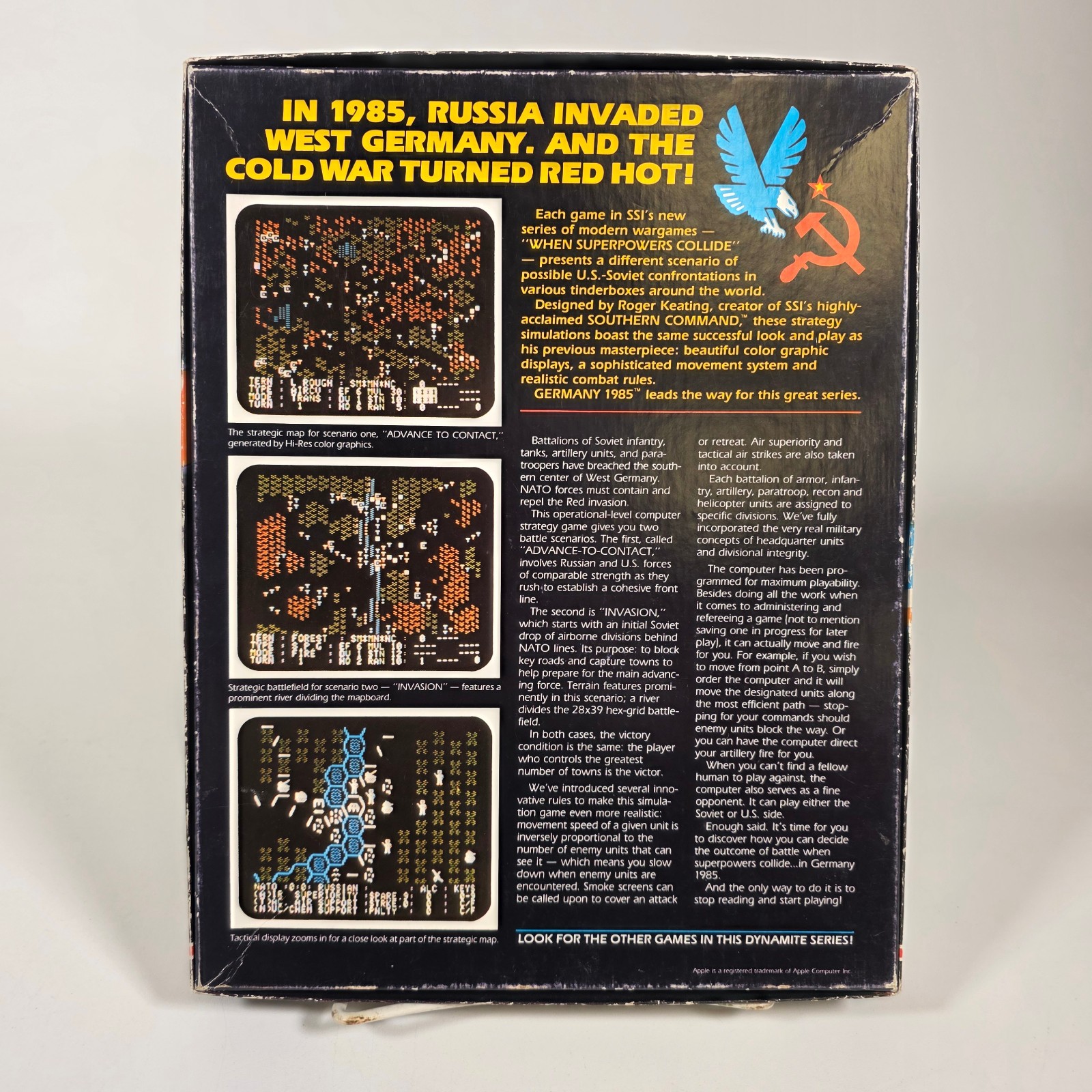 Germany 1985 When Superpowers Collide • Strategic Simulations c. 1982 • Apple II