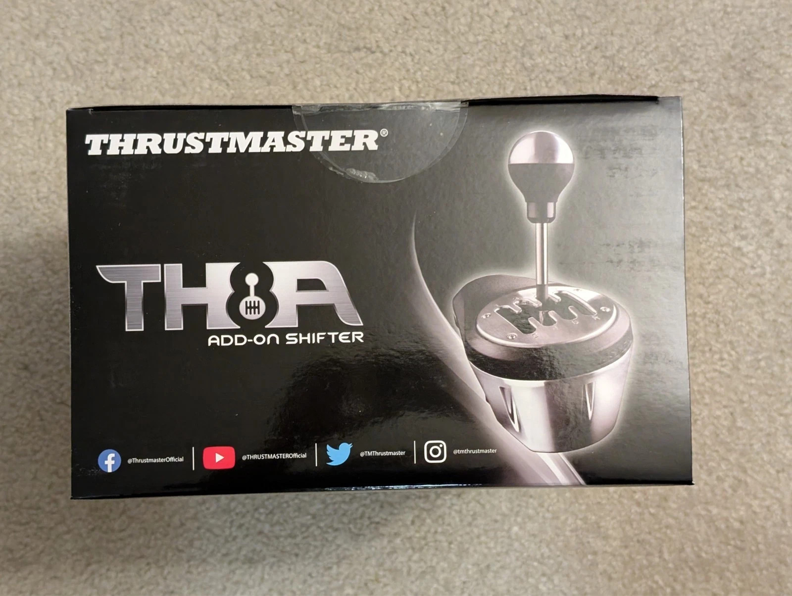 (New) Thrustmaster TH8A Racing Shifter – Black And Silver