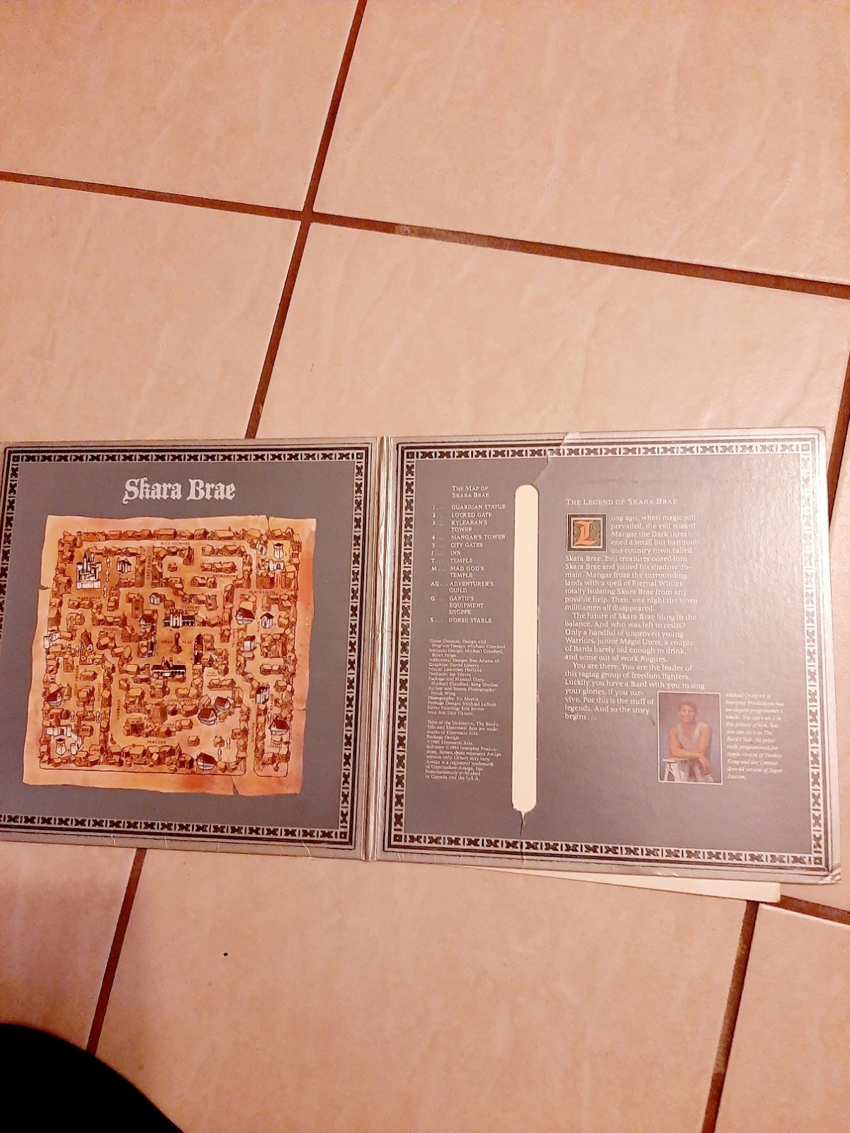 RARE Commodore Amiga Game THE BARD’S TALE Adventure Game 100% Tested Working