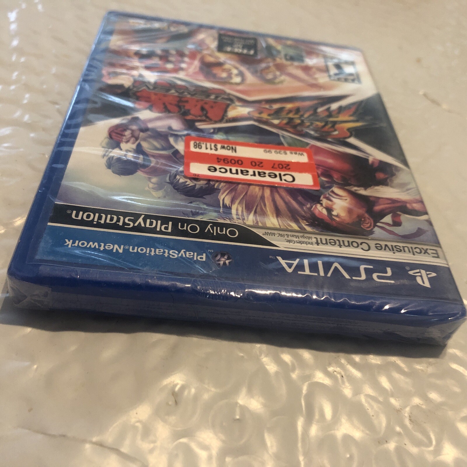 Street Fighter X Tekken (Sony PlayStation Vita, Brand new Factory Sealed Rip