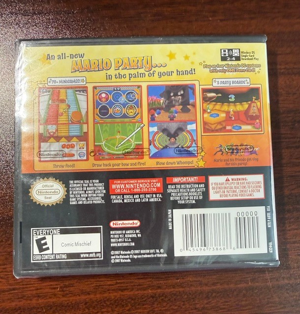 BRAND NEW AUTHENTIC Mario Party Factory Sealed for NIntendo DS Console System