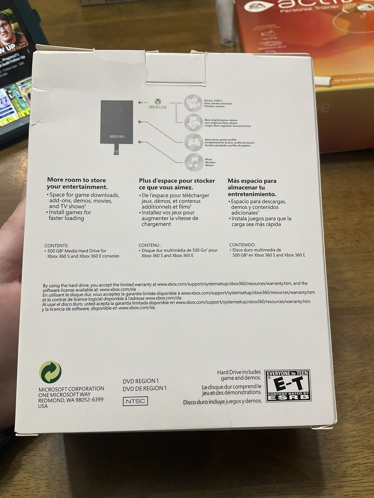 Genuine Microsoft 500GB Hard Drive Internal Xbox 360 Slim-Backwards Compatible