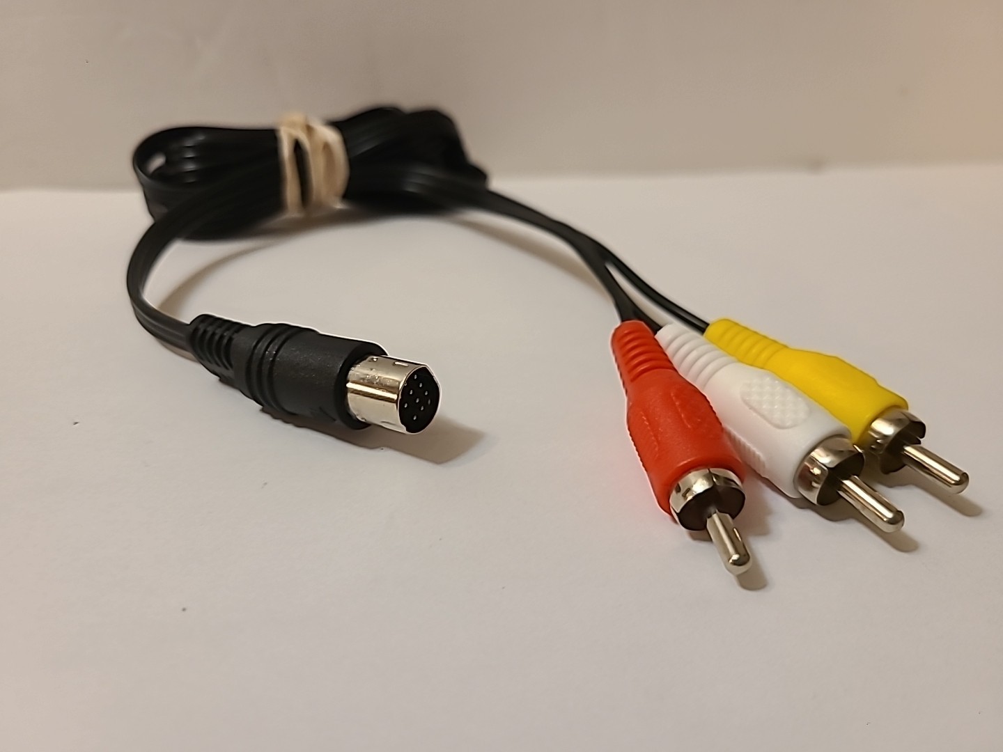 Sega Saturn A/V Cord Cable Used Cleaned And Tested