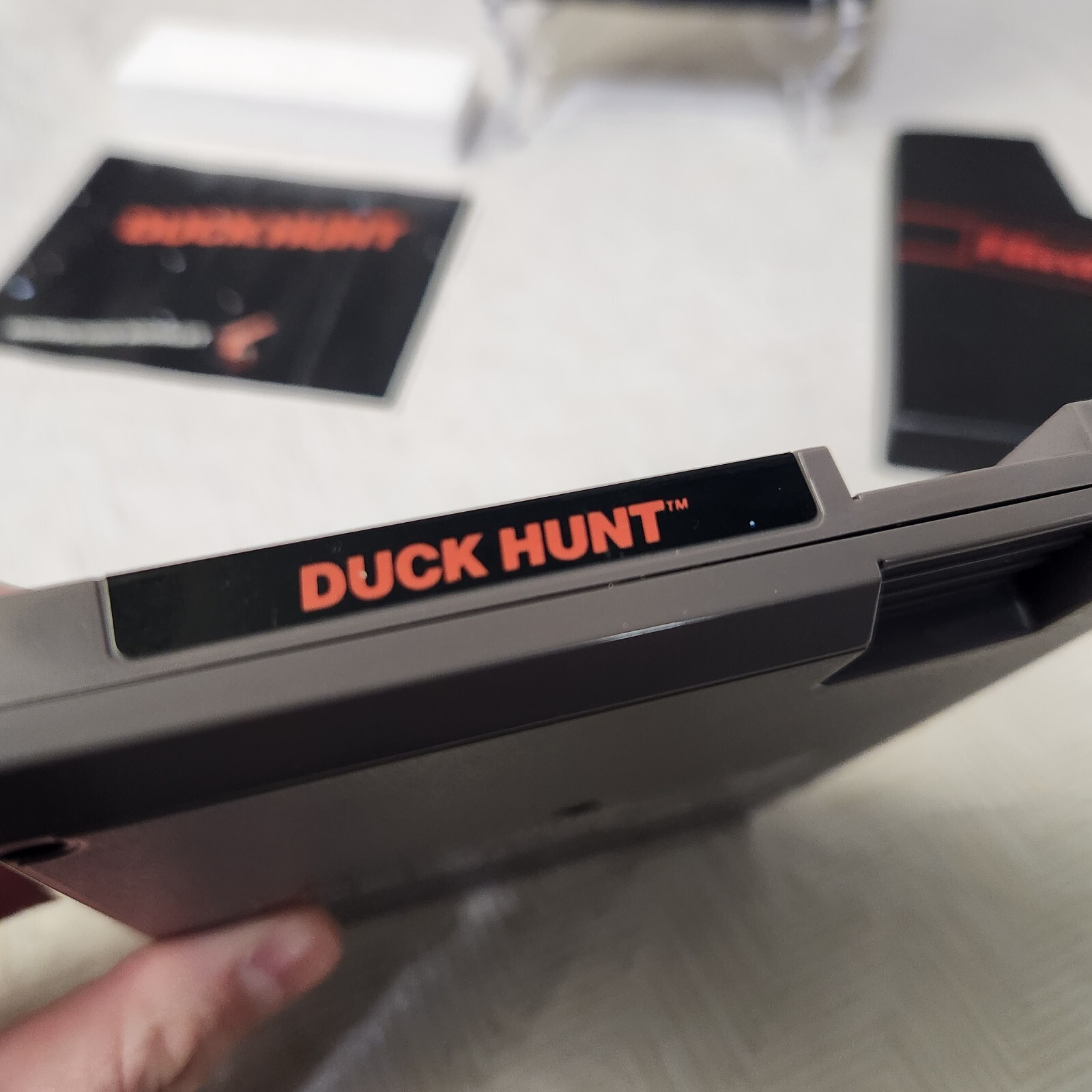 DUCK HUNT – NES – CIB – Circle Seal – Complete! Hang Tab Black Box 5 screw