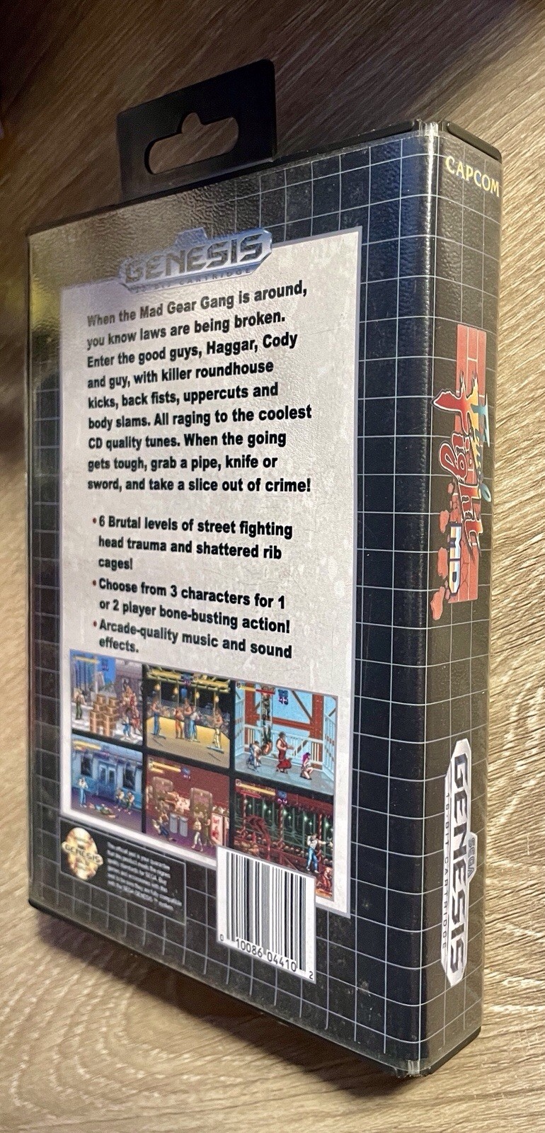 Final Fight MD (Sega Genesis) Full Game – Custom Label And Case Art