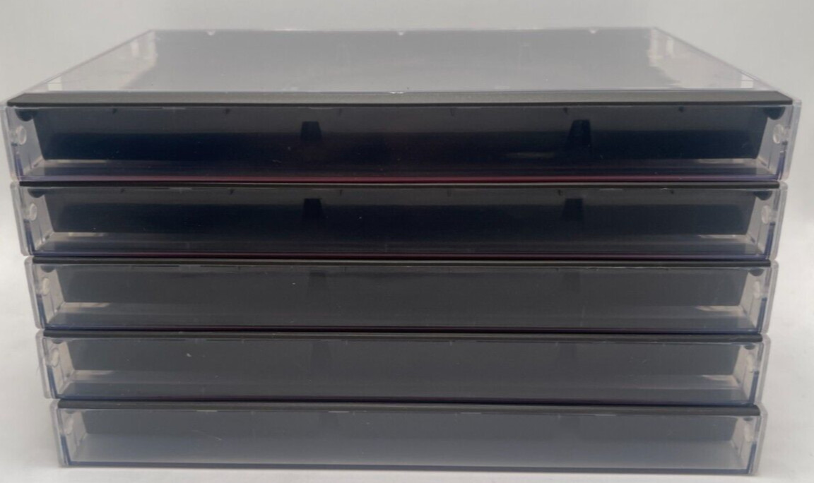 5x Replacement Case for Sega Saturn CD or Playstation 1 Long Box Holder