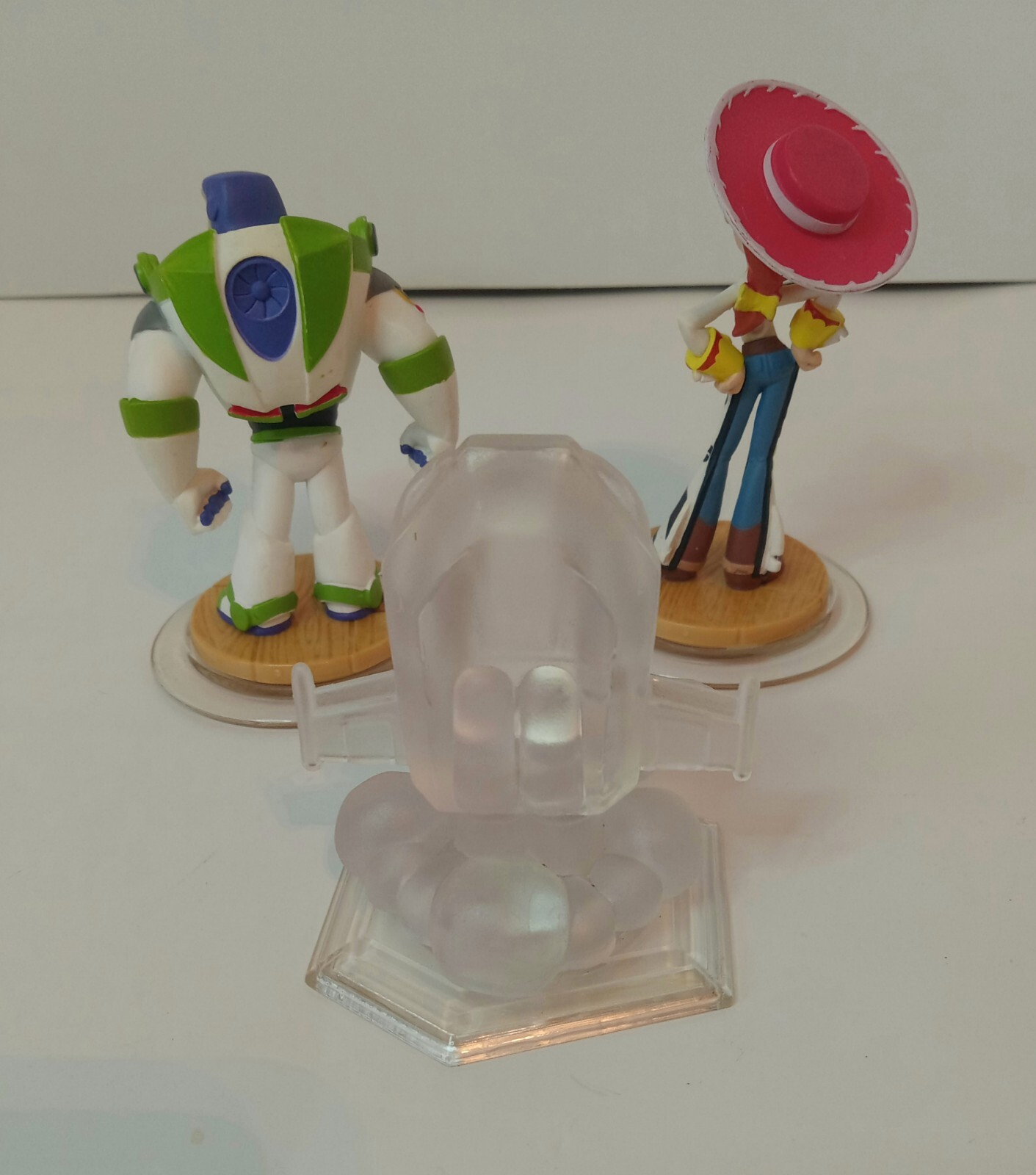 Disney Infinity 2.0 PIXAR TOY STORY Buzz & Jessie Figures With Crystal Lot