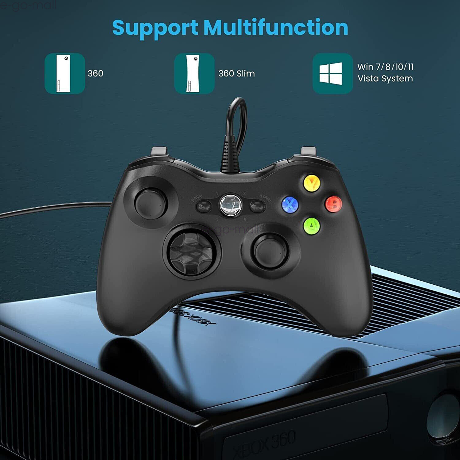 Wired /Wireless Xbox 360 Wired Gamepad Controller for Xbox 360/Slim PC Windows