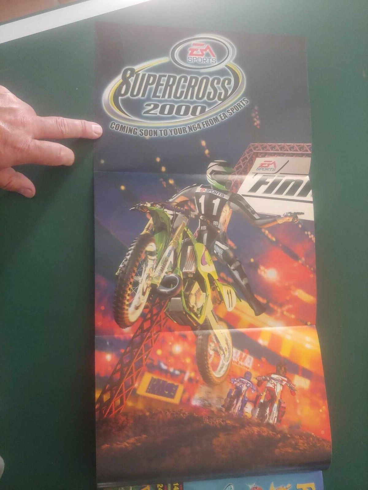 NINTENDO POWER 1999 Magazine HYBRID HEAVEN Cover SUPERCROSS Poster POKEMON Comic