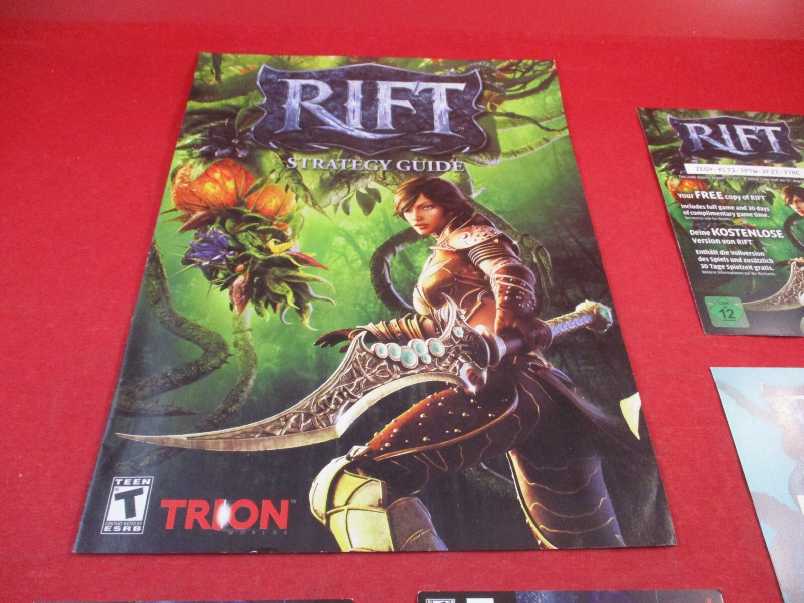 Rift MMORPG Computer Online Game PAX Promo Handout Flyer Ad & Strategy Guide