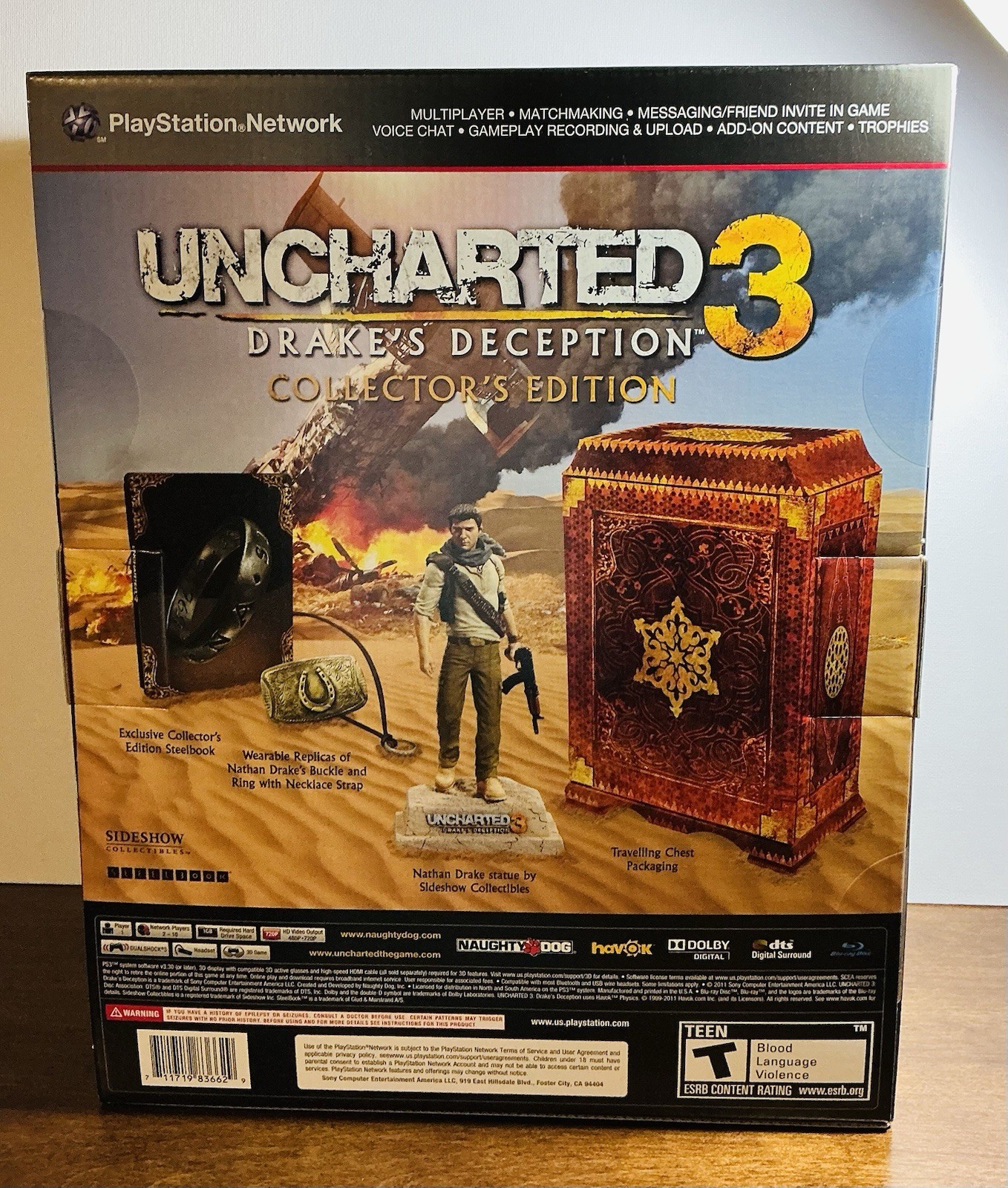 Uncharted 3: Drake’s Deception Collector’s Edition Sony PS3 Brand New Sealed