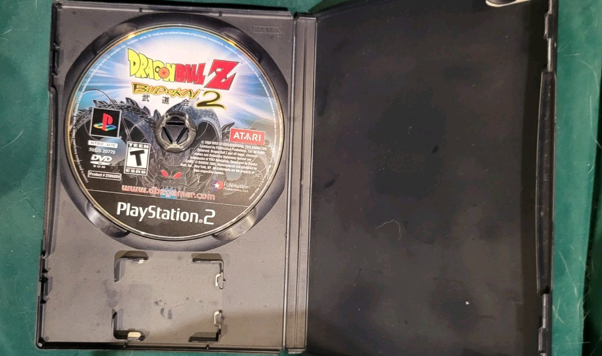 Dragon Ball Z Budokai 2 PS2 PlayStation 2 Game, No Manual