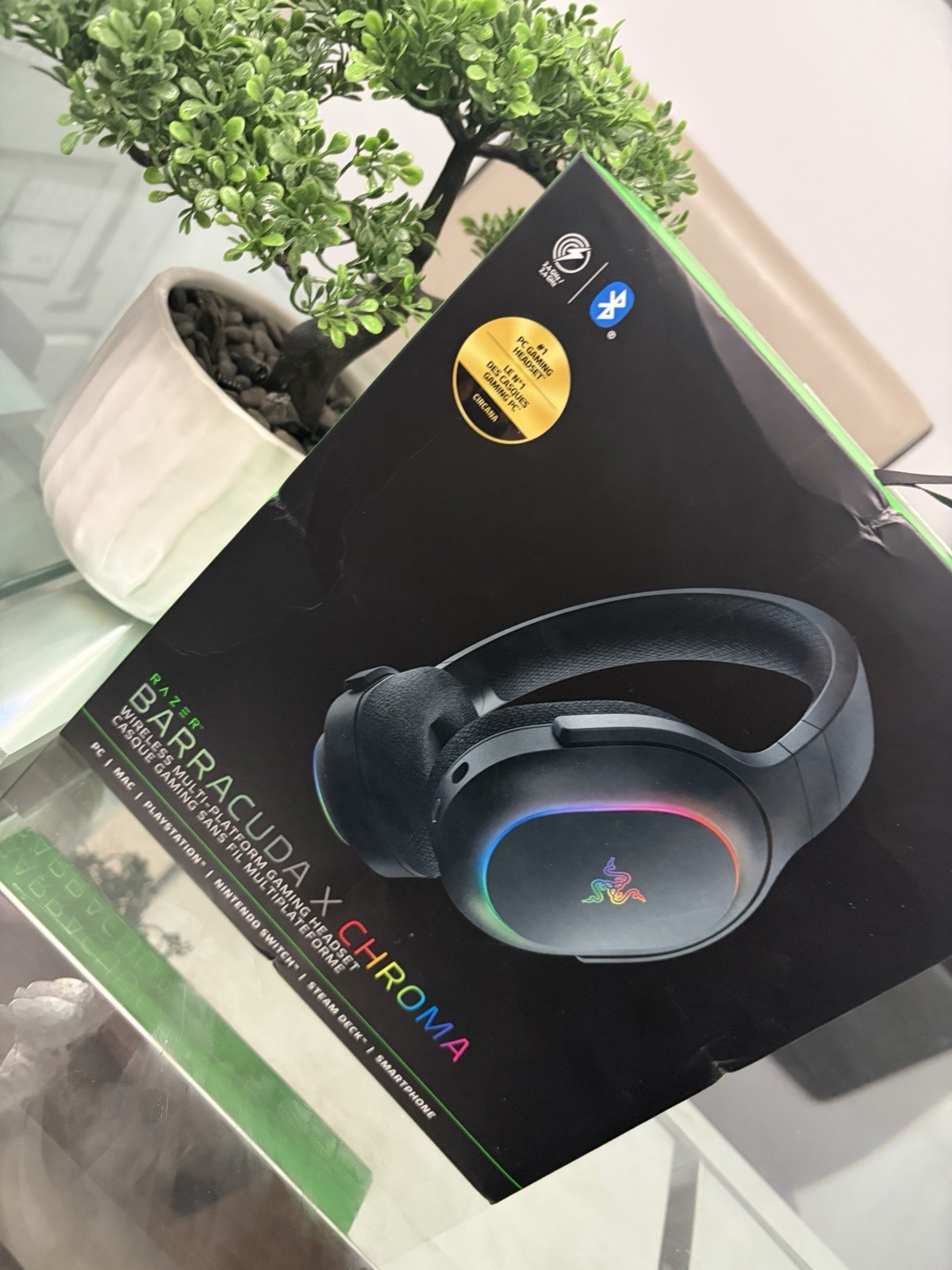 Razer Barracuda X Chroma Wireless Headset Bluetooth USB-C RGB Black