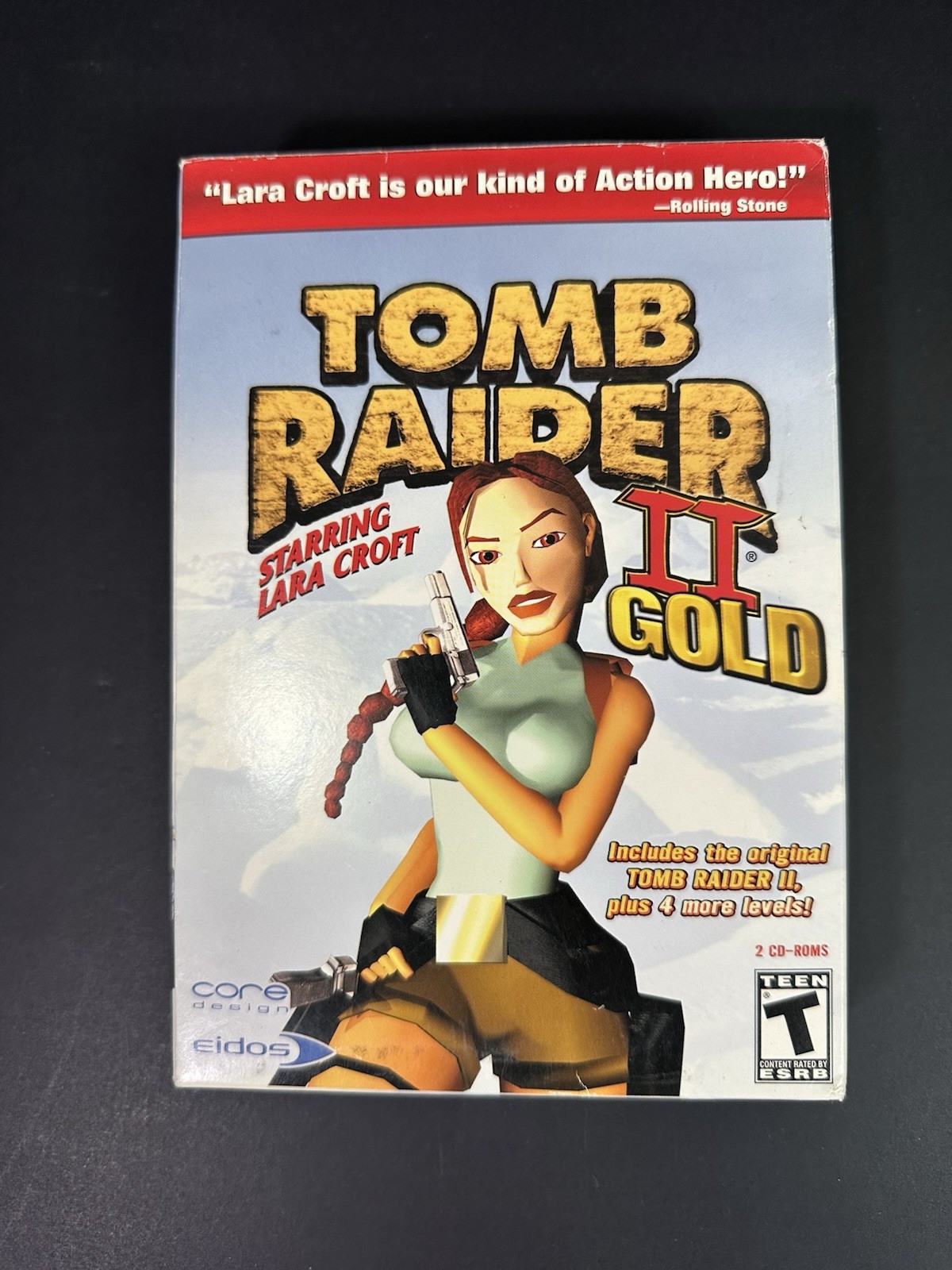 Tomb Raider II Gold PC CD Rom Computer Video Game 2 Discs Lara Croft Box