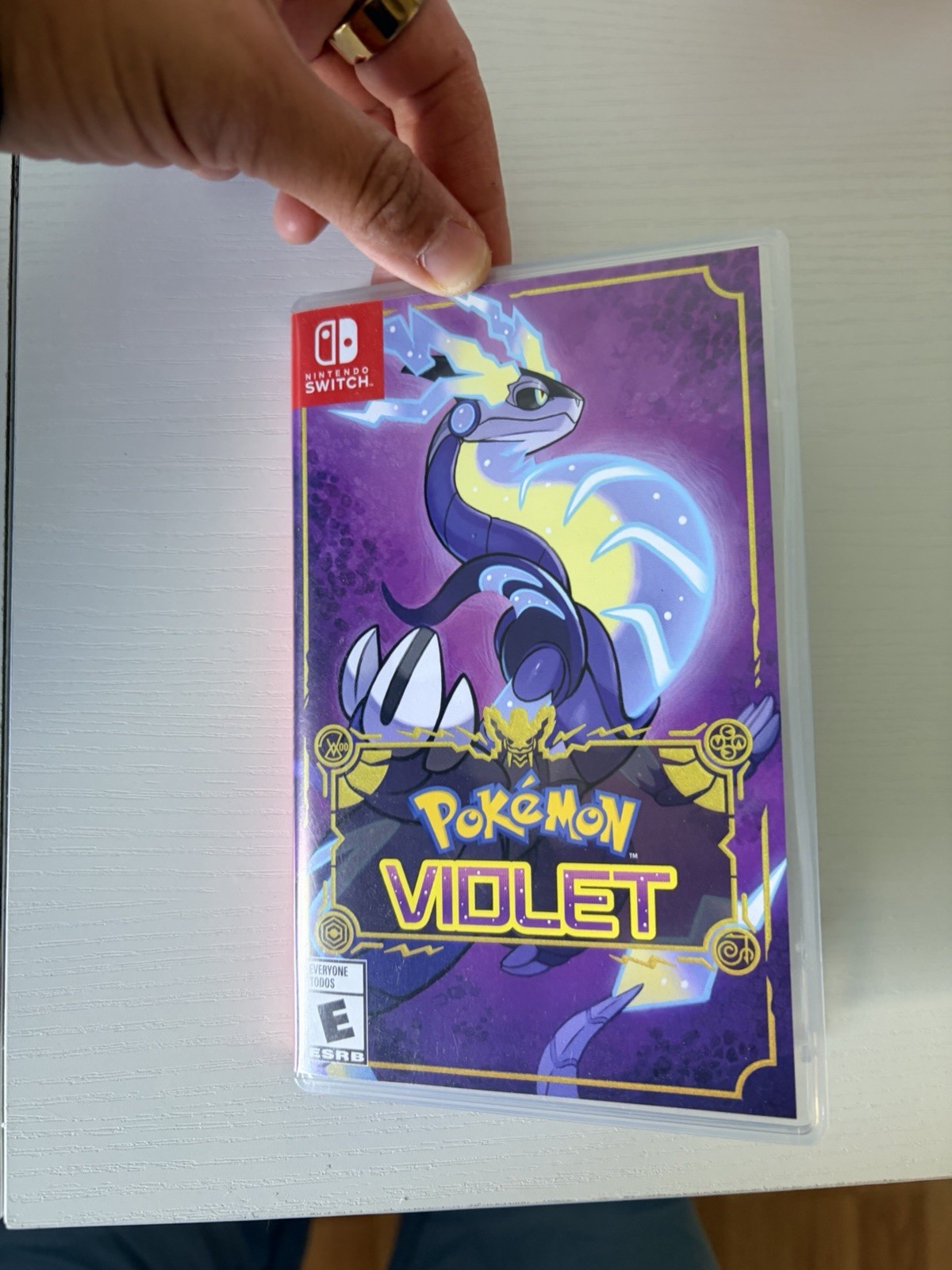 Nintendo Switch (OLED Model), with Pokémon Violet & 128gb Micro SD