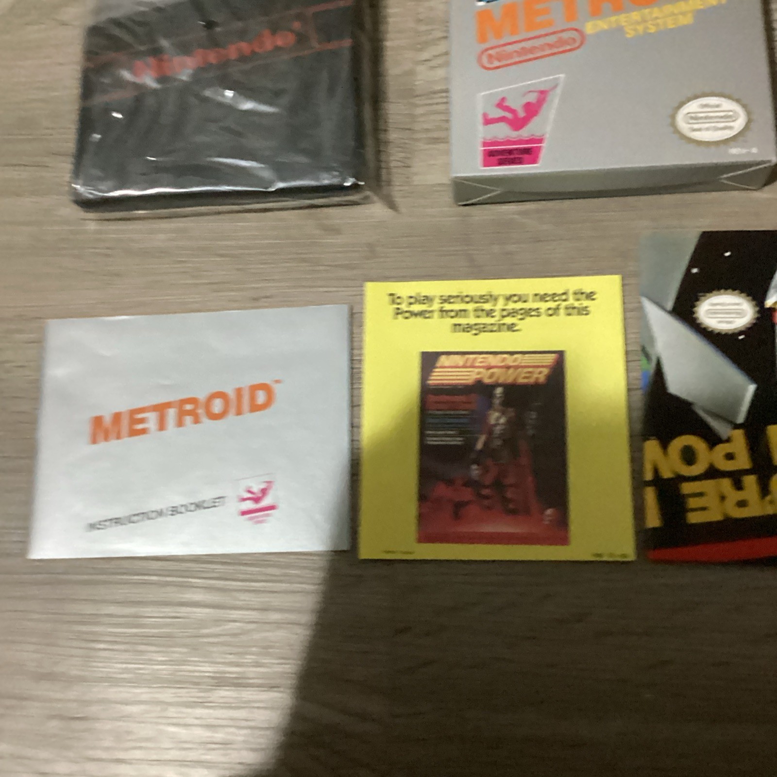 Nes Game Metroid Complete In Box Nintendo Oval Seal Mint