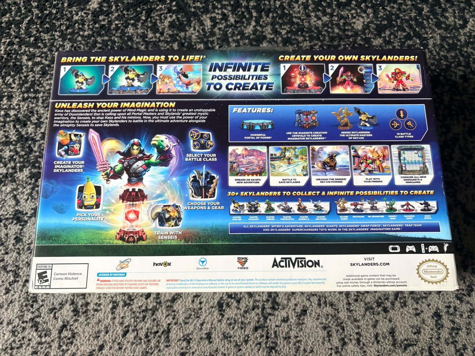 Activision Skylanders Imaginators Starter Pack for Wii U w/ King Pen & Queen