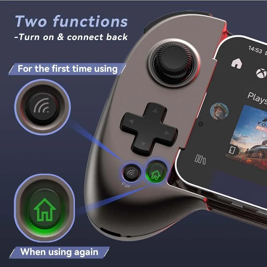 Mobile Gaming Controller All Android/iOS Phones Wireless Adjustable Joystick