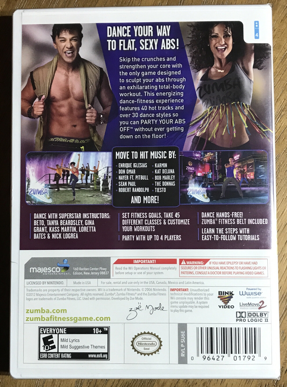 Zumba Fitness Core (Nintendo Wii, 2012) **⭐NEW/SEALED⭐ **