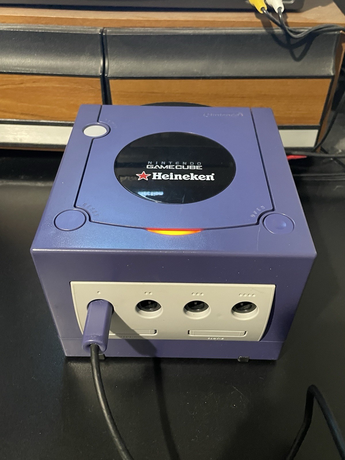 2002 Nintendo Heineken GameCube Indigo Purple Console CIB Limited to 50 Promo