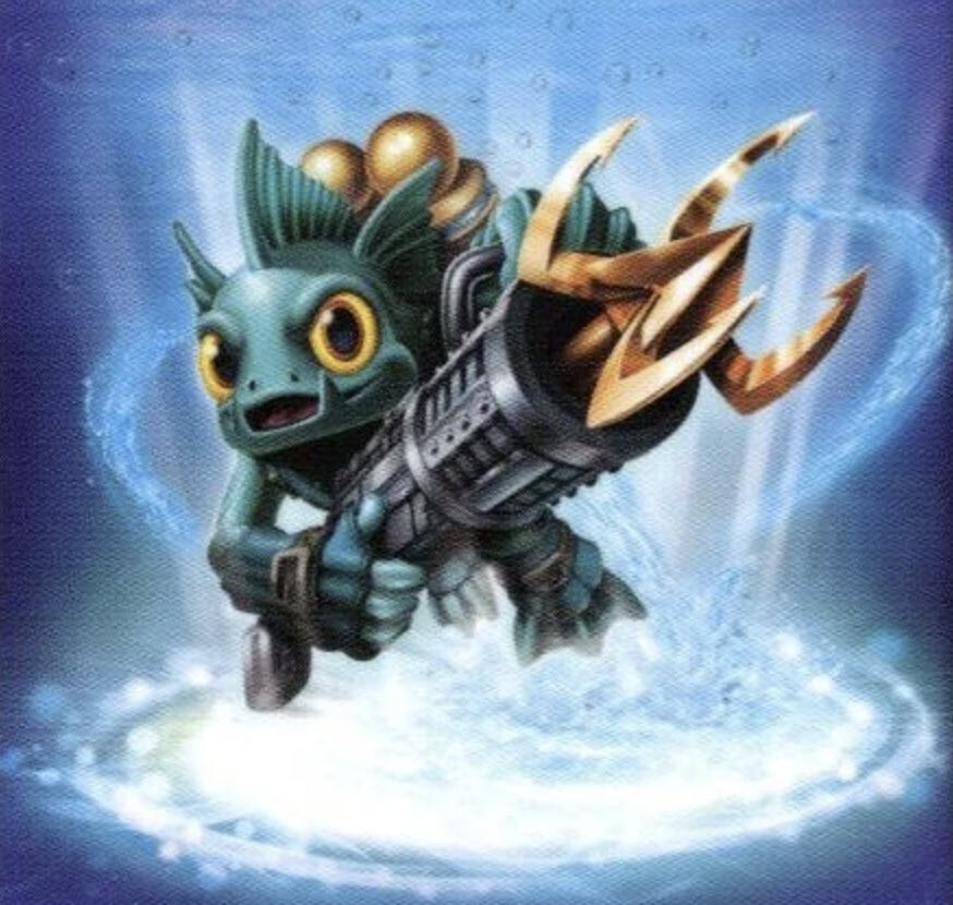 Skylanders Giants Gill Grunt NFC Card FREE SHIPPING