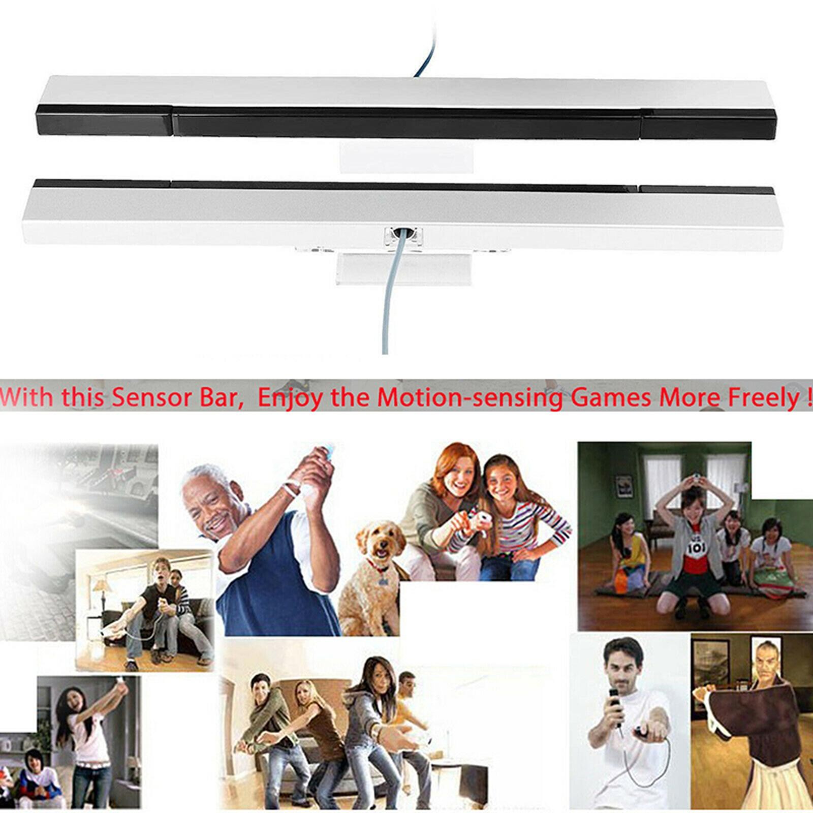 Wired Remote Motion Sensor Bar IR Infrared Ray Inductor For Nintendo Wii / Wii U