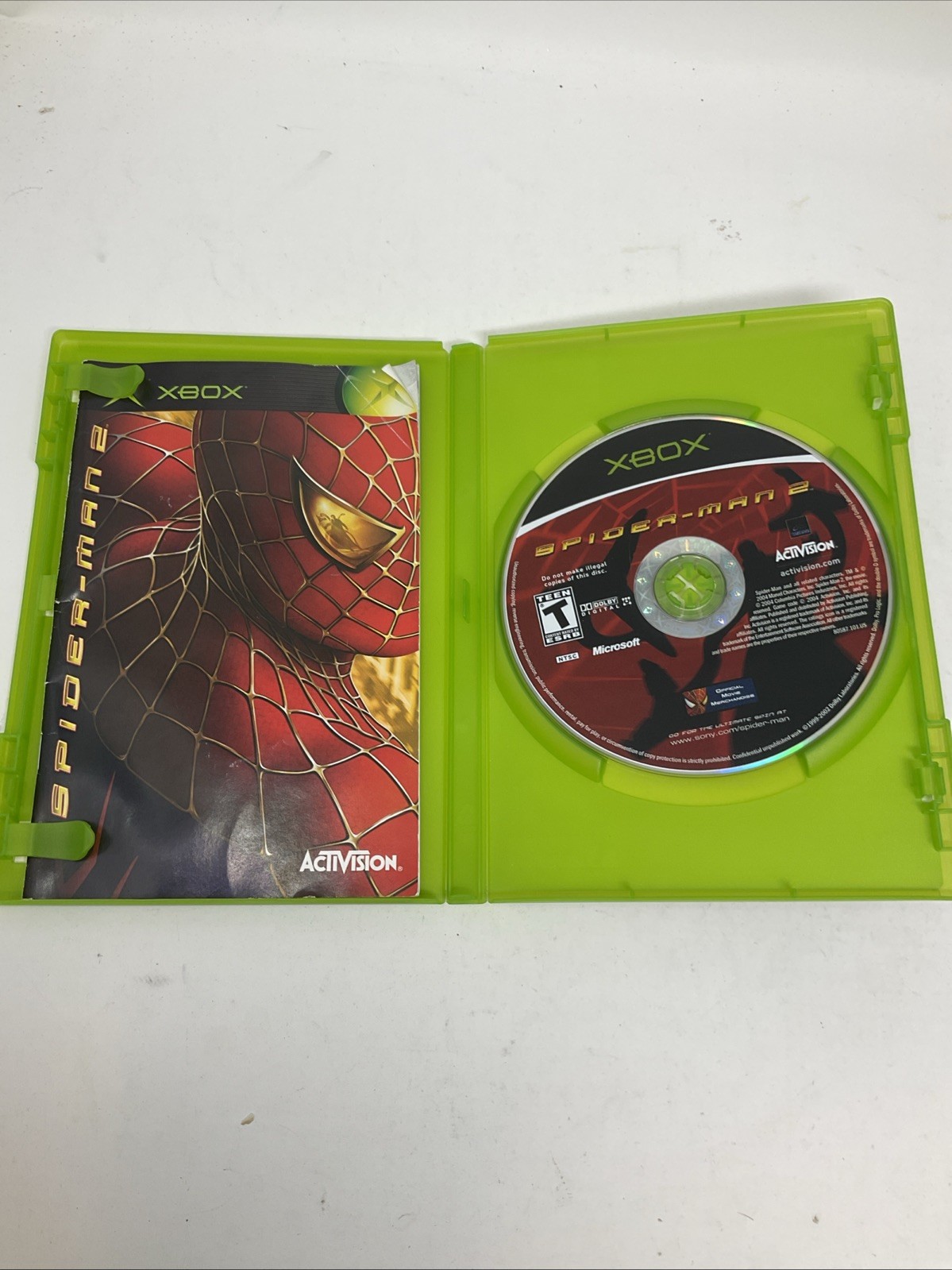 Spider-Man 2 (Original Xbox) Black Label CIB COMPLETE & TESTED
