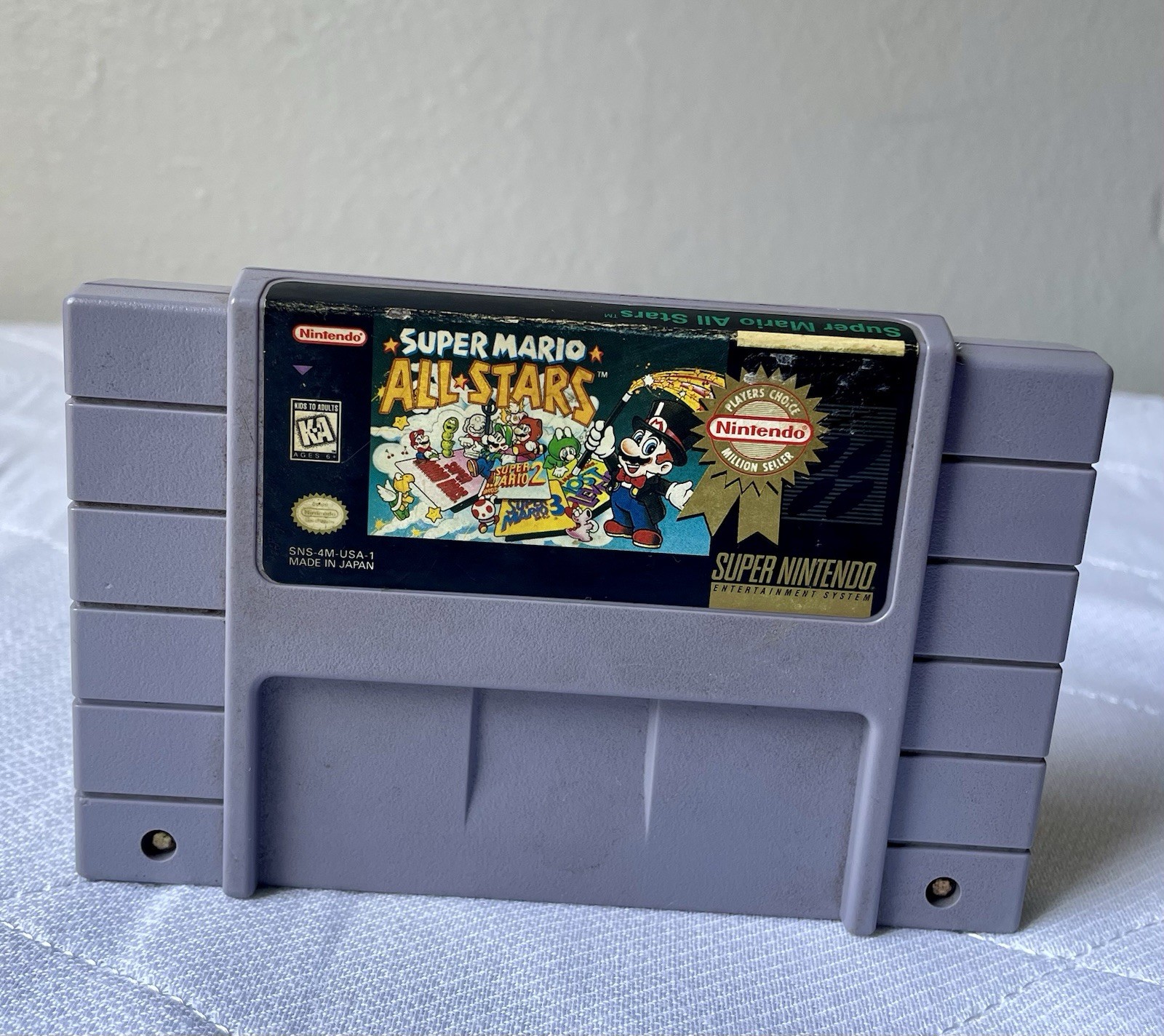 Super Mario All-Stars Super Nintendo SNES Authentic Tested Works Game Cartridge