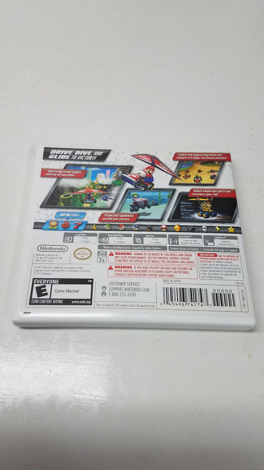 Mario Kart 7 Nintendo 3DS, 2011 complete