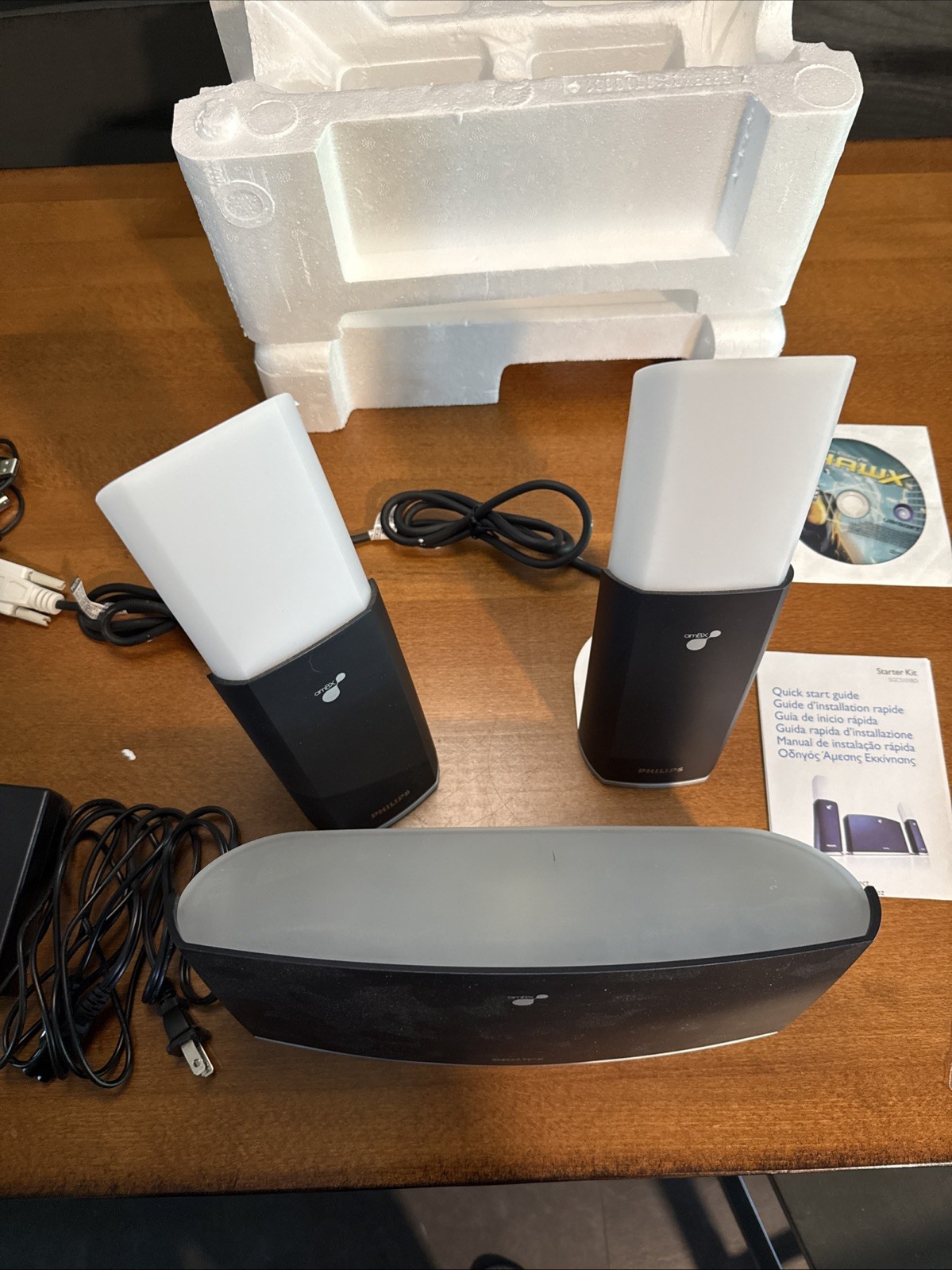 Philips amBX PC Video Gaming Peripherals Lights Starter Kit SGC5101BD HAWX Game