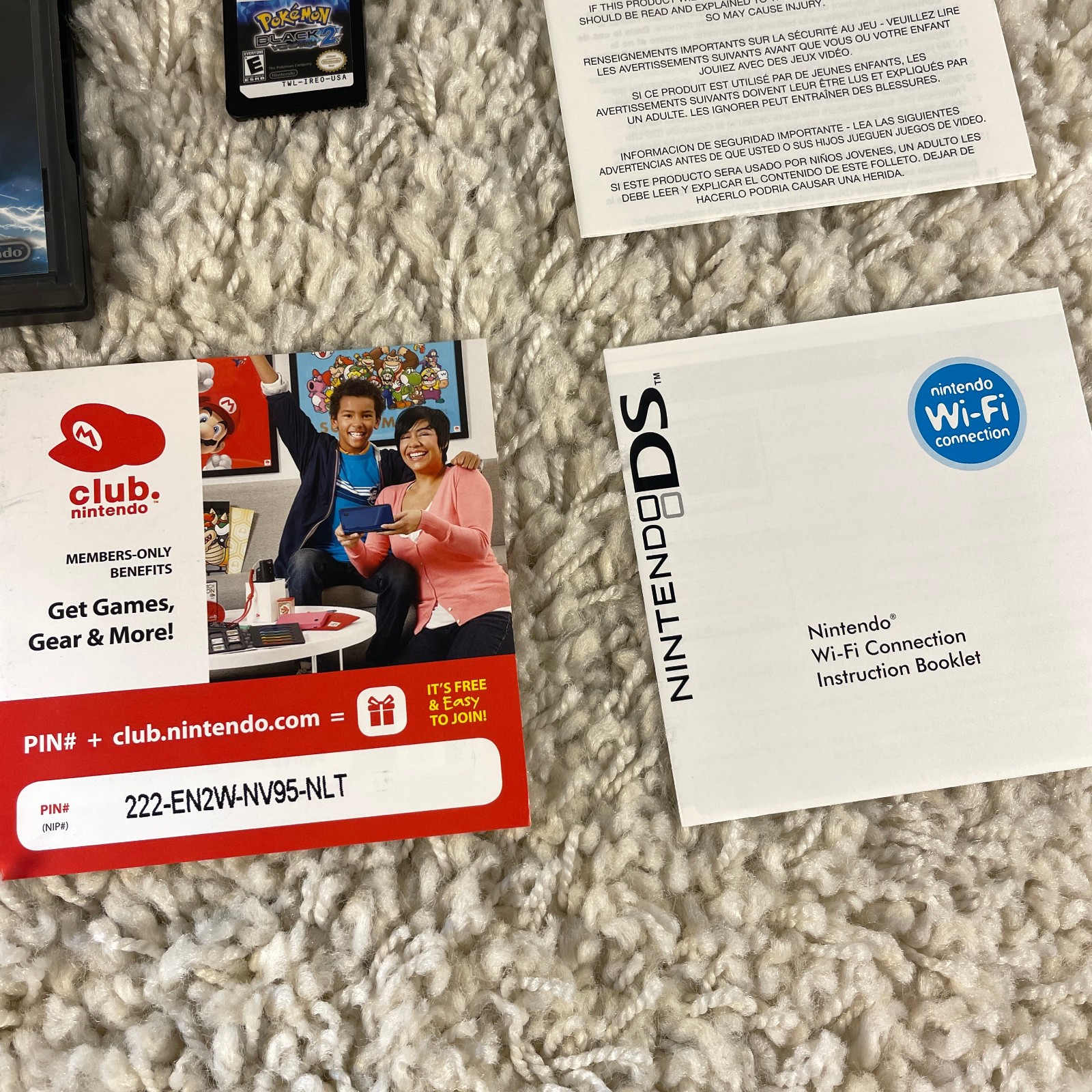 Pokémon Black Version 2 (Nintendo DS, 2012) Authentic Complete in Box CIB Tested
