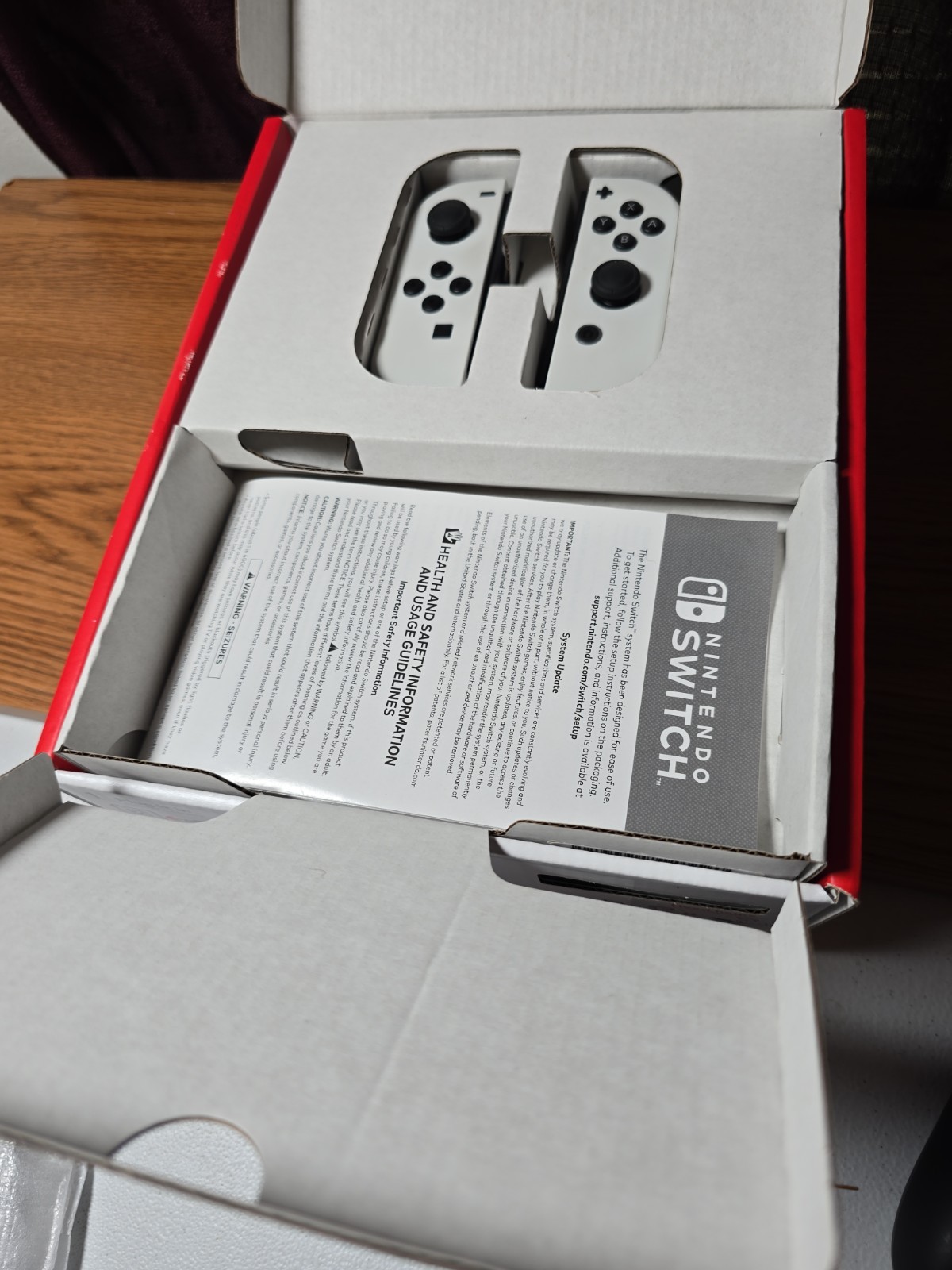 Nintendo Switch OLED Model HEG-001 Handheld Console – 64GB – White