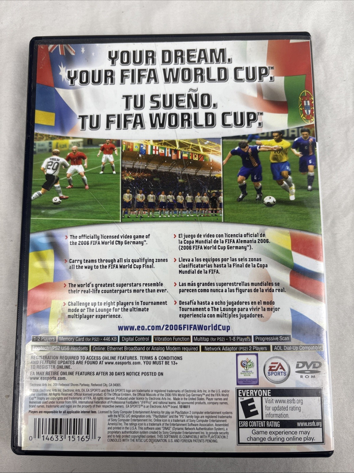 Playstation 2 FIFA World Cup Germany 2006 Pre Owned Untested EA Sports