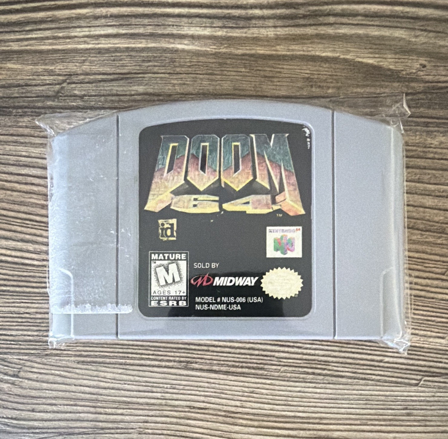 Midway Doom 64 (Doom Series) Nintendo 64 N64 Cartridge M Rated NTSC-U/C