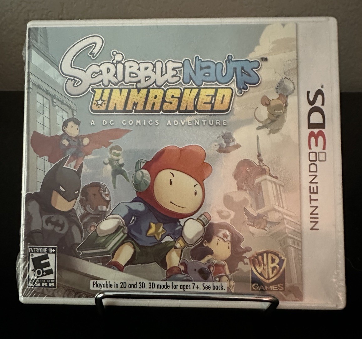 Scribblenauts Unmasked: A DC Comics Adventure (Nintendo 3DS, 2013) New Sealed