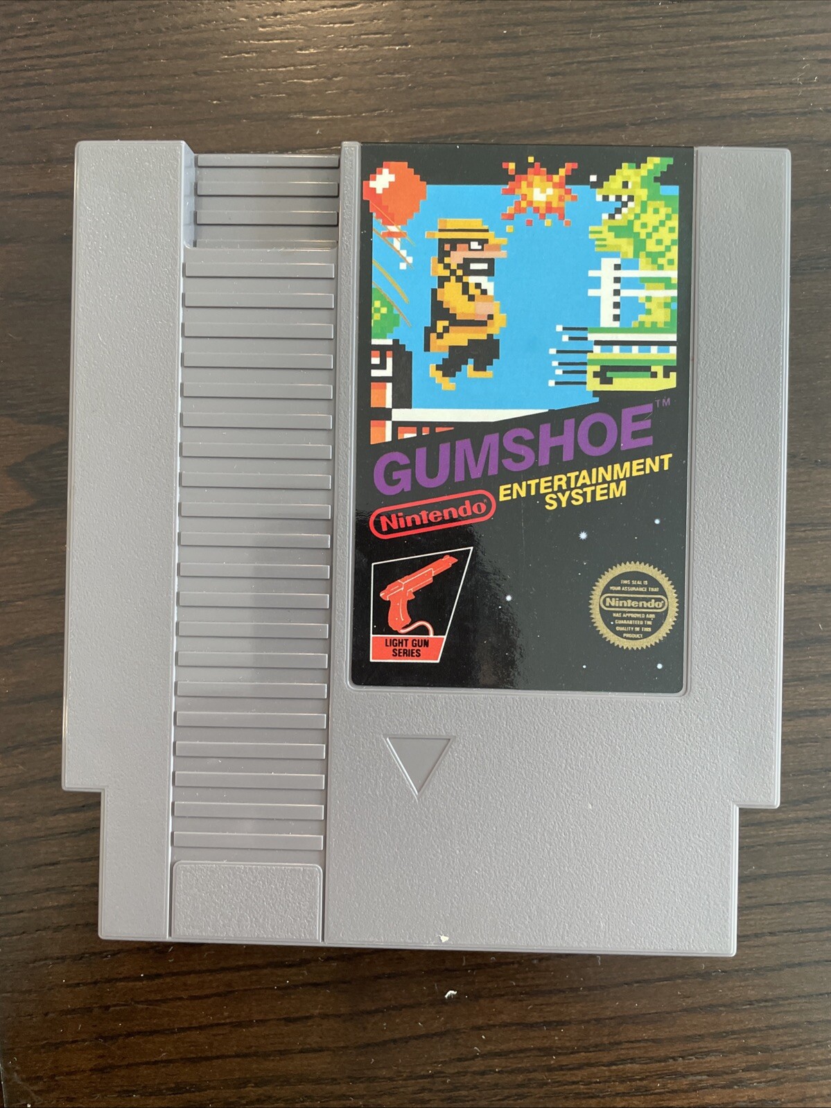 Gumshoe Nintendo NES Complete EX VGC Manual Insert 5 Screw Hang Tab
