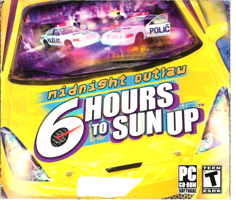 Midnight Outlaw 6 Hours To Sun Up Racing PC CD-ROM Video Game By ValuSoft 2006